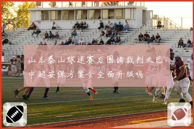 山东泰山球迷赛后围堵裁判大巴，中超安保方案会全面升级吗