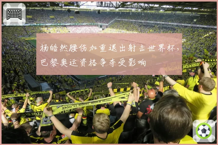杨皓然腰伤加重退出射击世界杯，巴黎奥运资格争夺受影响